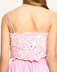 Paisley Bloom Embroidered Caterina Top