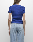 Mallorie Scalloped Knit Polo