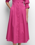 Jazz Pintuck Midi Dress