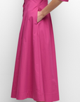 Jazz Pintuck Midi Dress
