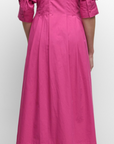 Jazz Pintuck Midi Dress
