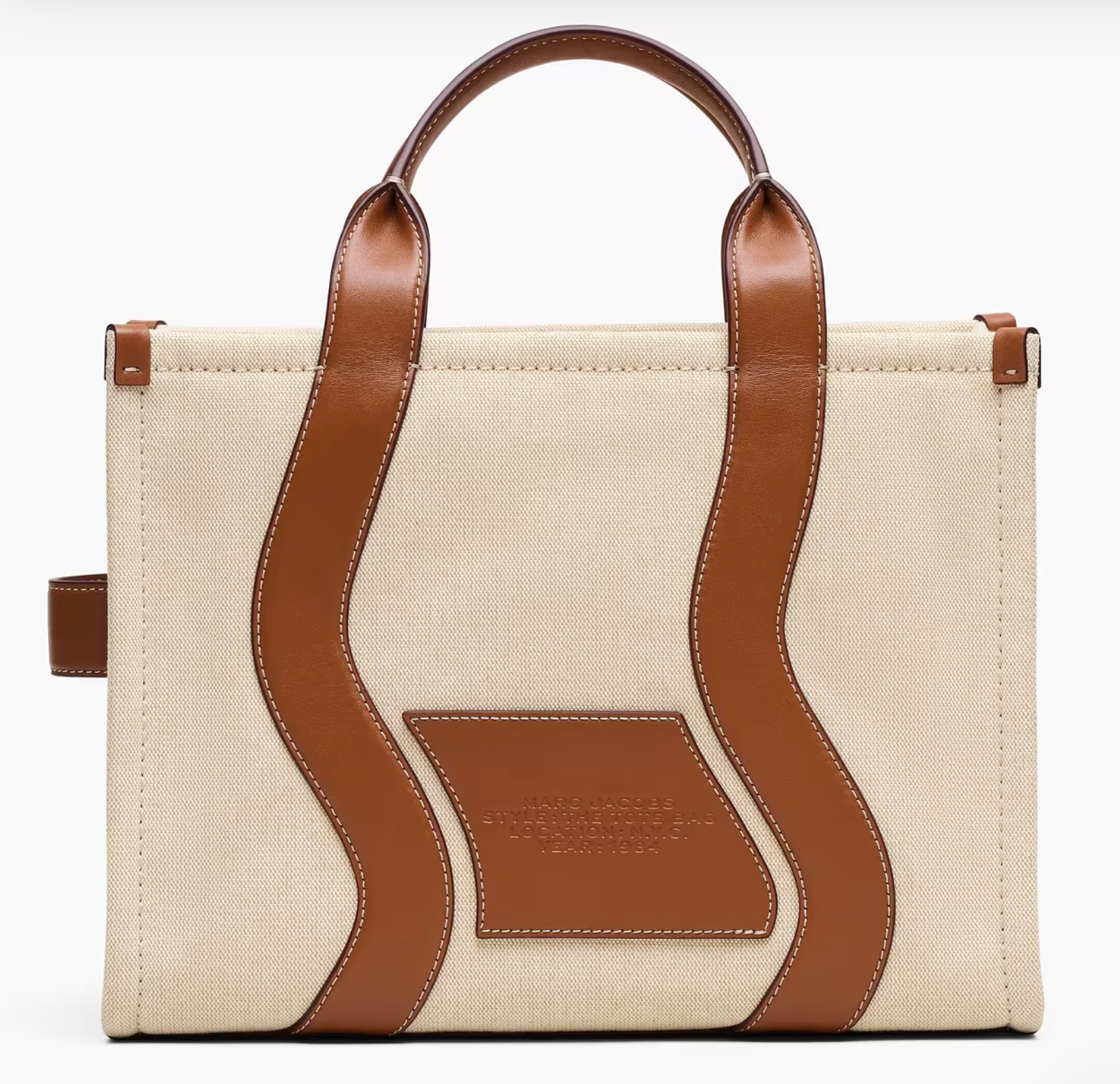 The Wavy Canvas Medium Tote Bag