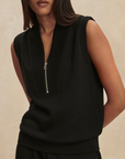 Beau Sleeveless Half Zip