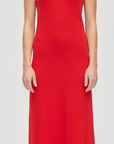 Deep Neckline Tank Dress