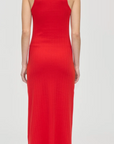 Deep Neckline Tank Dress