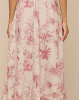 Seina Linen Midi Skirt
