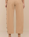 Mallis Studded Bow-Leg Jean