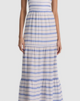 Saige Halter Tiered Maxi Dress
