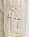 Ruth Poly Cotton Poplin Cropped Wide Leg Cargo