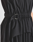 Hattie Stretch Cotton Sateen Shirting Peplum