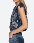 Emelina Print Sleeveless Top