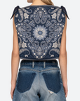 Emelina Print Sleeveless Top