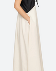 Angelina Suiting Maxi Colorblock Dress