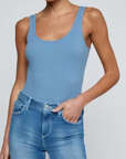 Nica Scoop Neck Tank Bodysuit