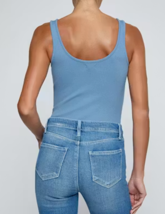 Nica Scoop Neck Tank Bodysuit
