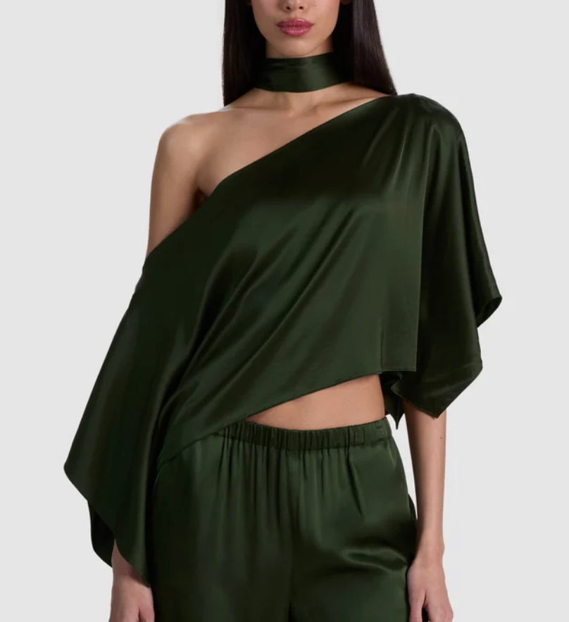 Rita Droped Top with Scarf