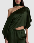 Rita Droped Top with Scarf