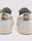 John White Gold Sneakers