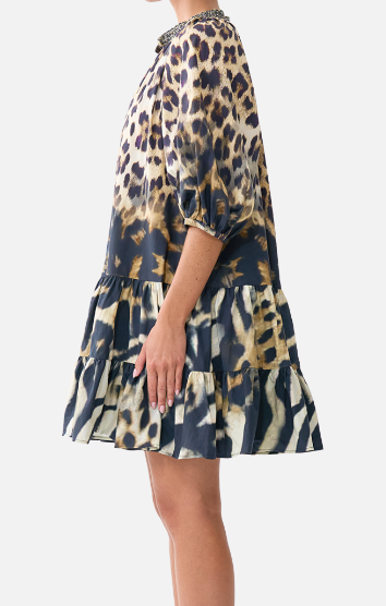 Puff Sleeve Shirt Dress