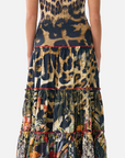 Cap Sleeve Twist Front Midi Dress