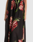 Maricela Strapless Voluminous Maxi Dress