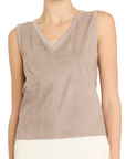 Iva Suede Knit Top