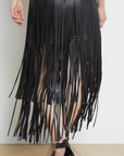 Karoline Maxi Fringe Skirt