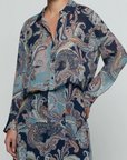 Cosette Crop Hi Low Shirt