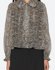Charlize Print Long Sleeve Top