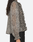 Charlize Print Long Sleeve Top