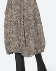 Charlize Print Bubble Midi Skirt