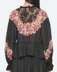 Persephone Print Long Sleeve Top