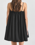 Dominic Poly Cotton Poplin Gathered Baby Doll Dress