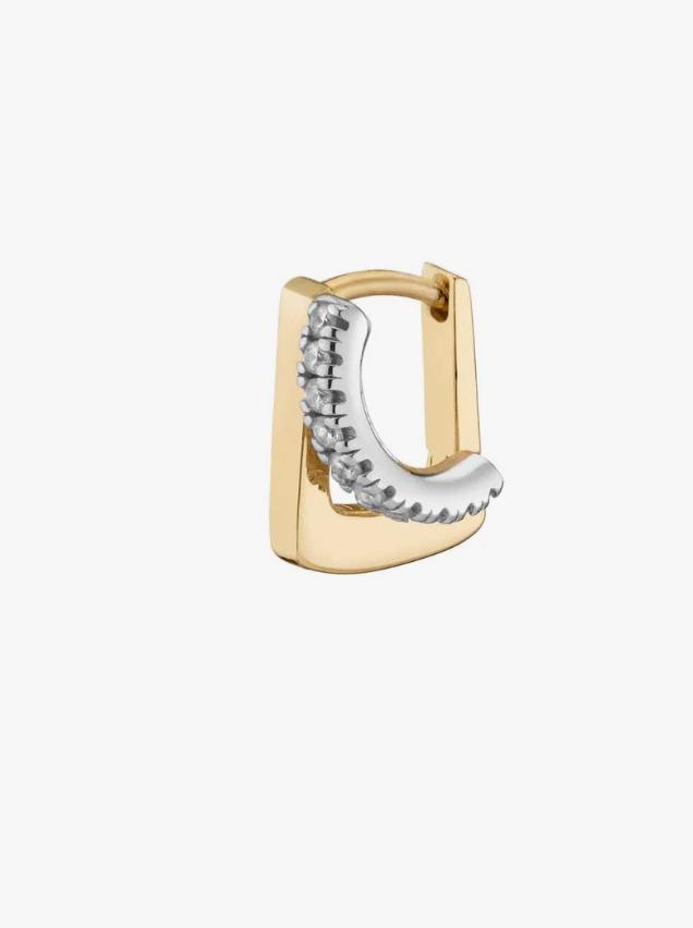 Micro Tina Pave Huggie