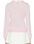 Pink Flower Light Knit Jumper