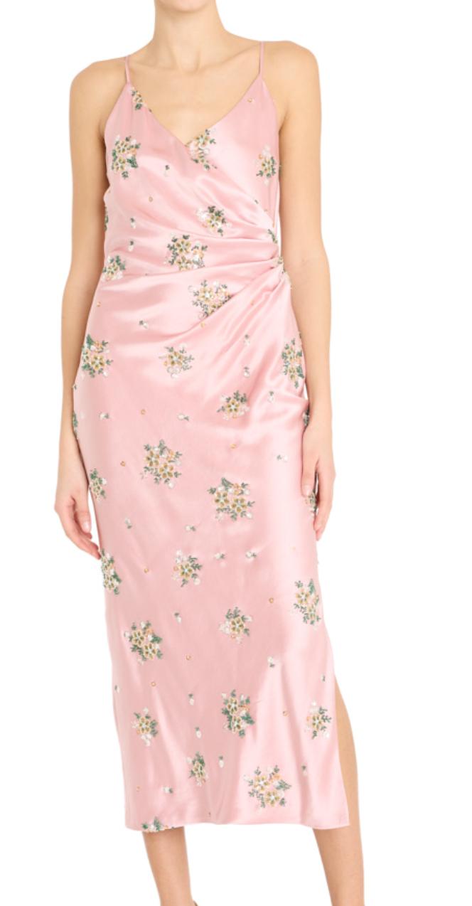 Rae Embroidered Midi Dress
