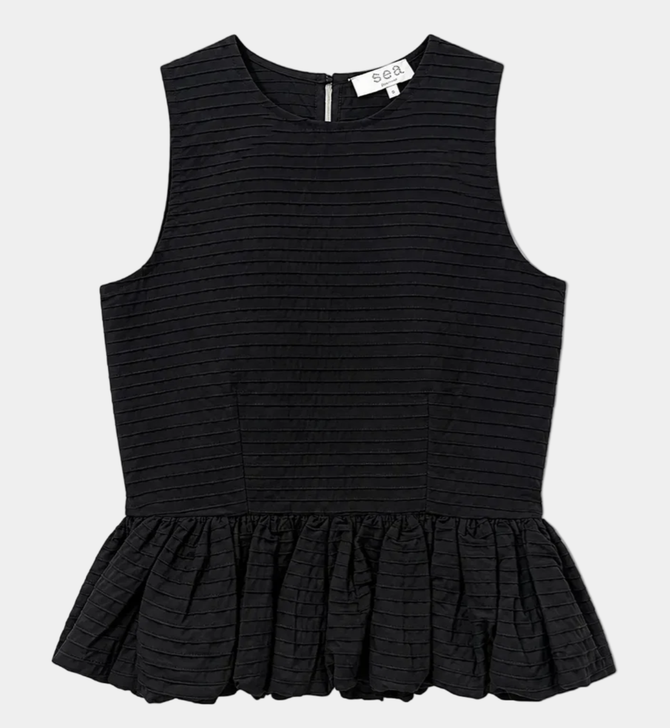 Roni Solid Boat Neck Top