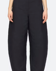 Roni Solid Barrel Pants