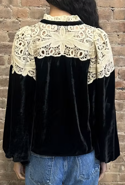 Shiloh Embroidered Long Sleeve Top