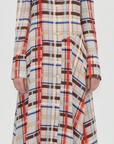 Front Placket Midi Polo Dress