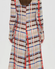 Front Placket Midi Polo Dress