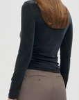Boatneck Draped Top
