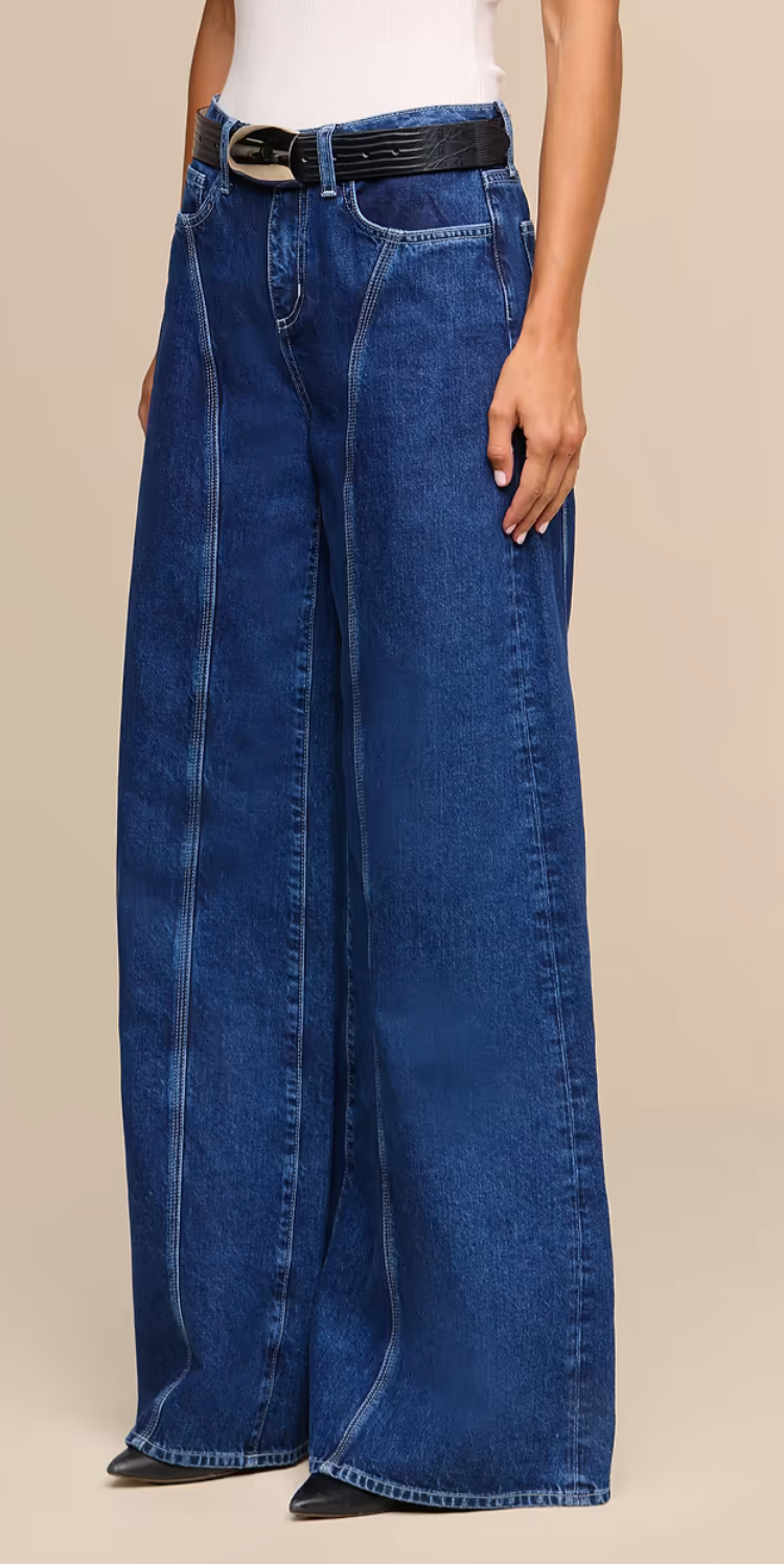 Lestat High Rise Seamed Wide Leg