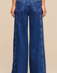 Lestat High Rise Seamed Wide Leg