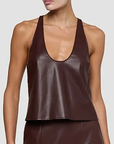 Tullia Racerback Scoop Neck Tank