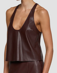 Tullia Racerback Scoop Neck Tank