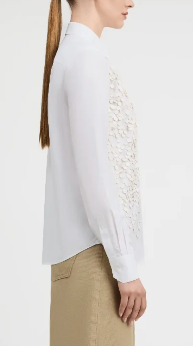 Kehlani Cotton Poplin Long Sleeve Shirt