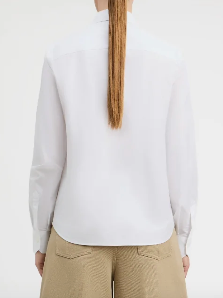 Kehlani Cotton Poplin Long Sleeve Shirt
