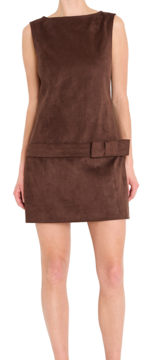 Fern Faux Suede Mini Dress