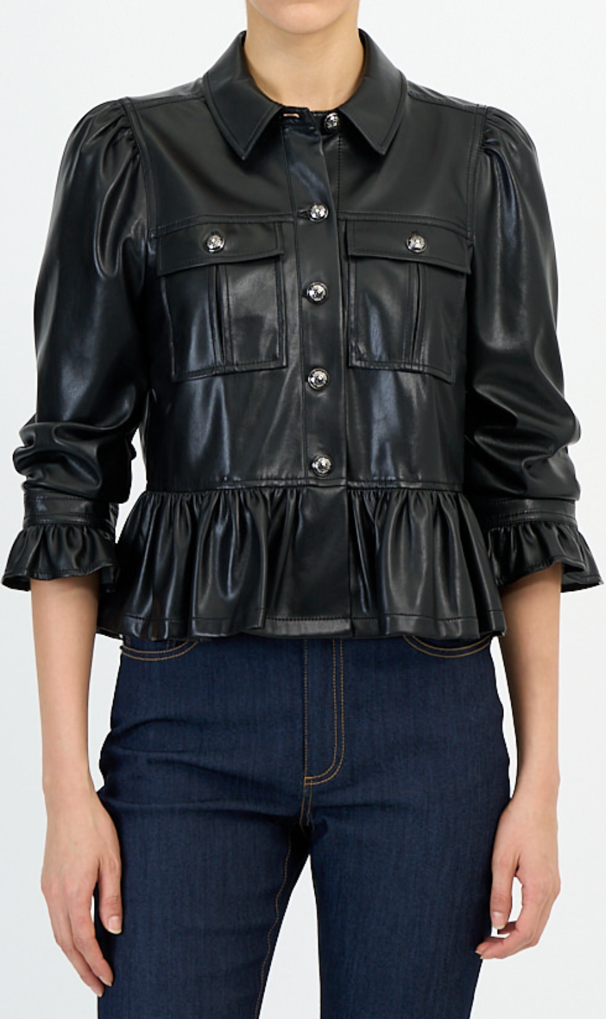 Lite Vegan Leather Delanie Jacket